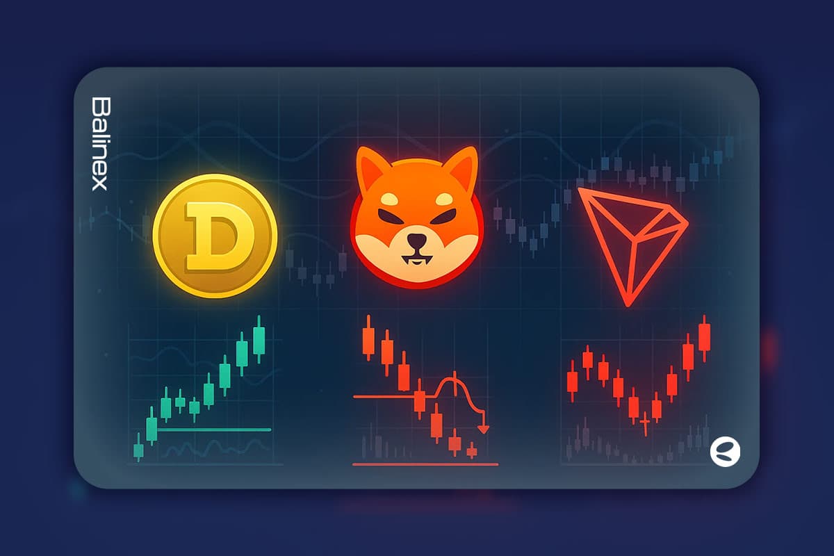 تحلیل تکنیکال دوج کوین، شیبا اینو و ترون امروز ۱۰ آذر