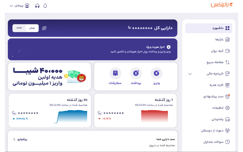 آموزش خرید و فروش ارز دیجیتال در بالینکس