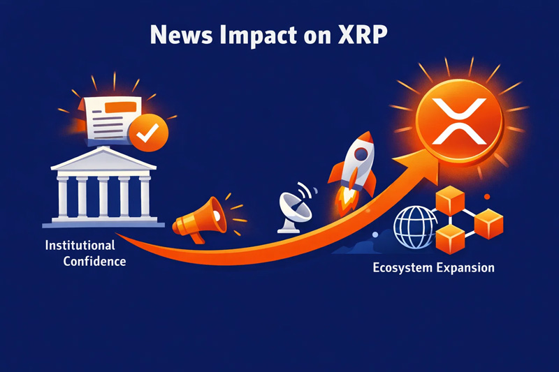 تاثیر اخبار بر قیمت ریپل