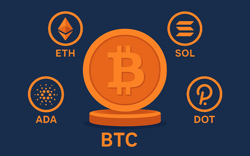 مقایسه بیت کوین با سایر ارزهای دیجیتال