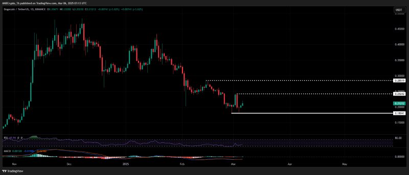 نمودار دوج کوین