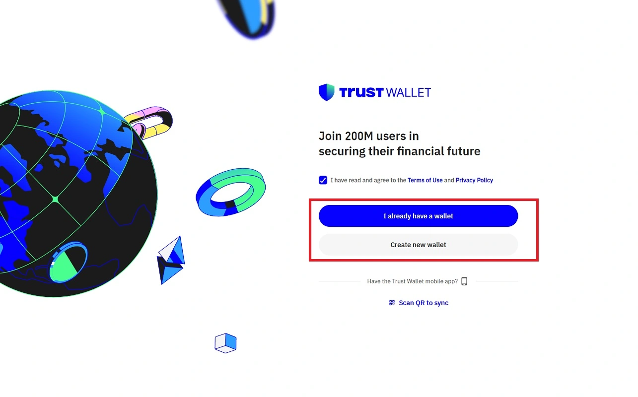 ساخت کیف پول تراست ولت