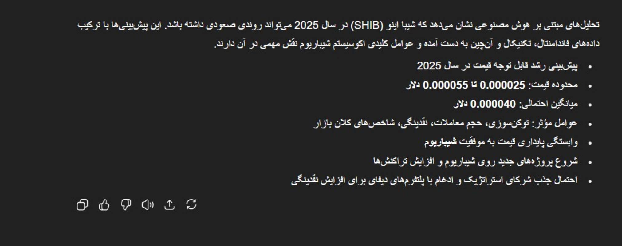 پیش بینی قیمت شیبا در سال 2025 با هوش مصنوعی