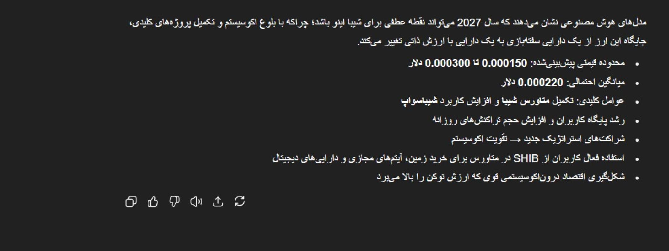 پیش بینی قیمت شیبا در سال 2027 با هوش مصنوعی