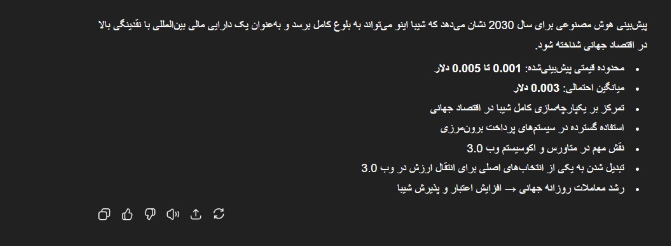 پیش بینی قیمت شیبا در سال 2030 با هوش مصنوعی