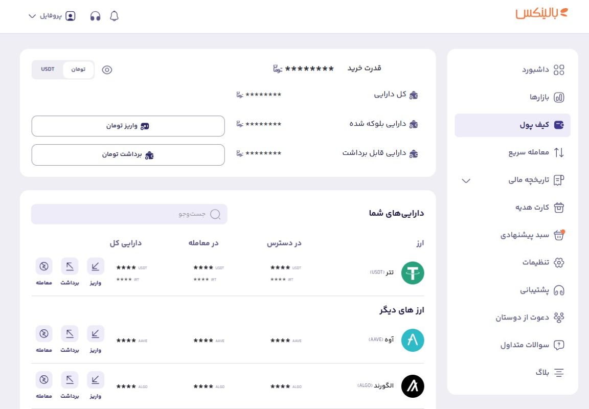 کیف پول بالینکس