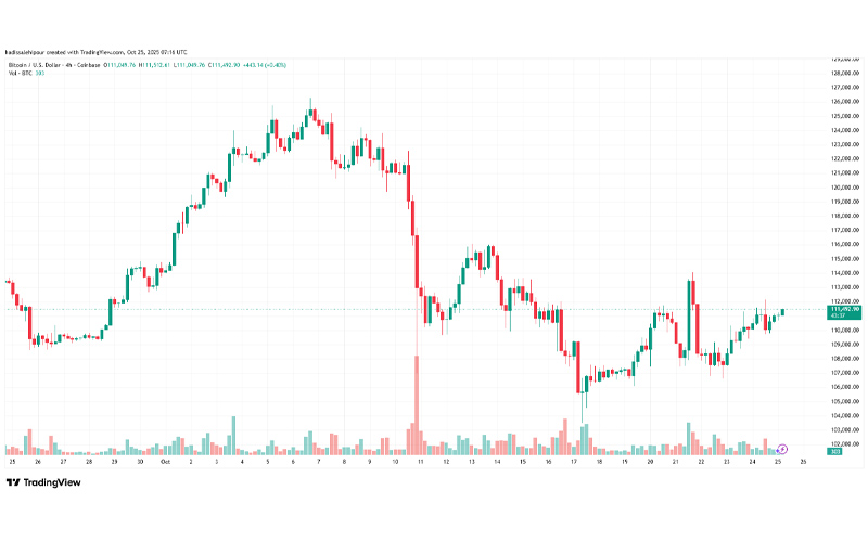 چارت قیمت بیت کوین (BTC)