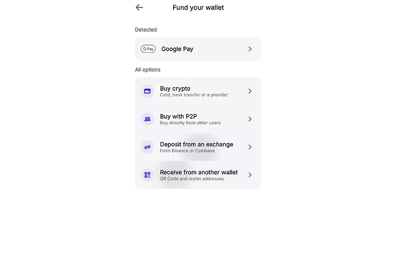 دریافت بیت کوین در تراست ولت