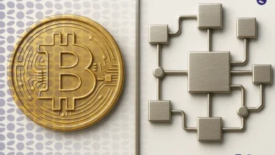 تفاوت بیت کوین و بلاکچین | 7 تفاوت اساسی که باید بدانید