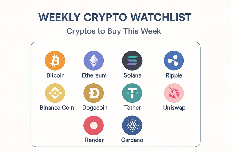 واچ لیست هفتگی کریپتو