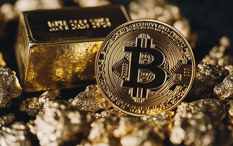 طلا و بیت کوین