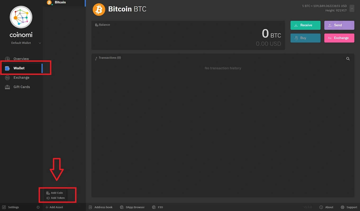 اضافه کردن ارز در کوینومی