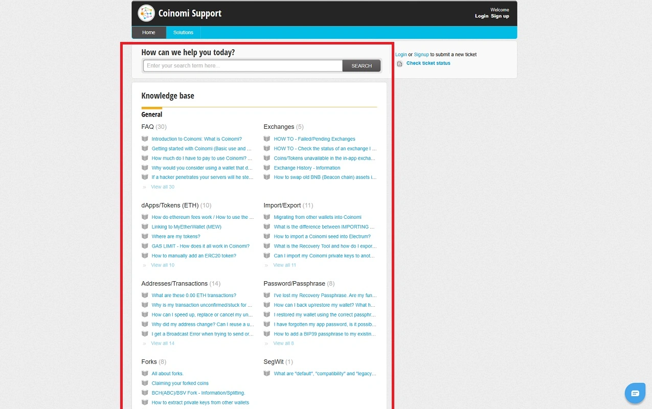 سوالات متداول در کوینومی