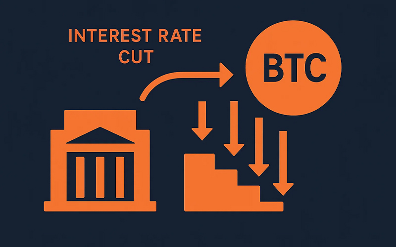 رابطه قیمت بیت کوین و کاهش نرخ بهره