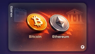 سقوط دوباره بیت کوین و اتریوم | بازار در انتظار داده های اقتصادی آمریکا و ژاپن