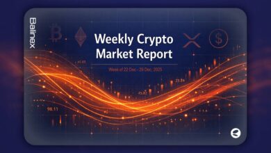 گزارش هفتگی بازار کریپتو | ۲۲ تا ۲۹ دسامبر ۲۰۲۵