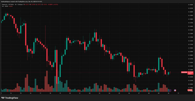 چارت قیمت دوج کوین (DOGE)