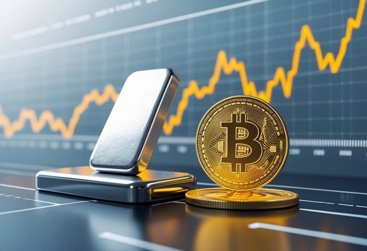 رابطه ارز دیجیتال و نقره