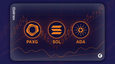 تحلیل تکنیکال پکس گلد، سولانا و کاردانو امروز ۲۰ آذر