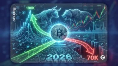 پیش بینی قیمت بیت کوین در سال ۲۰۲۶؛ از ۷۰ تا ۱۸۰ هزار دلار!