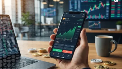 آموزش تصویری خرید بیت کوین با گوشی در صرافی بالینکس