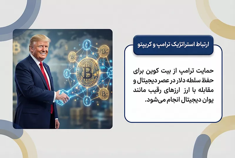 بررسی دقیق ارتباط ترامپ با بیت کوین