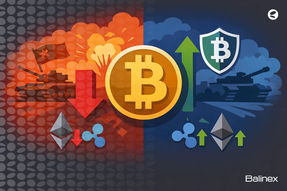 تاثیر جنگ بر بیت کوین و بازار ارزهای دیجیتال چیست؟