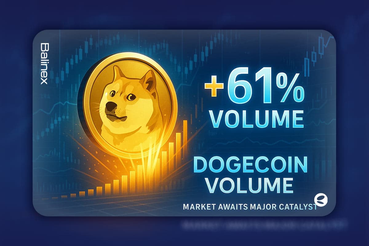 افزایش ۶۱ درصدی معاملات دوج کوین هم زمان با کاهش نرخ بهره آمریکا