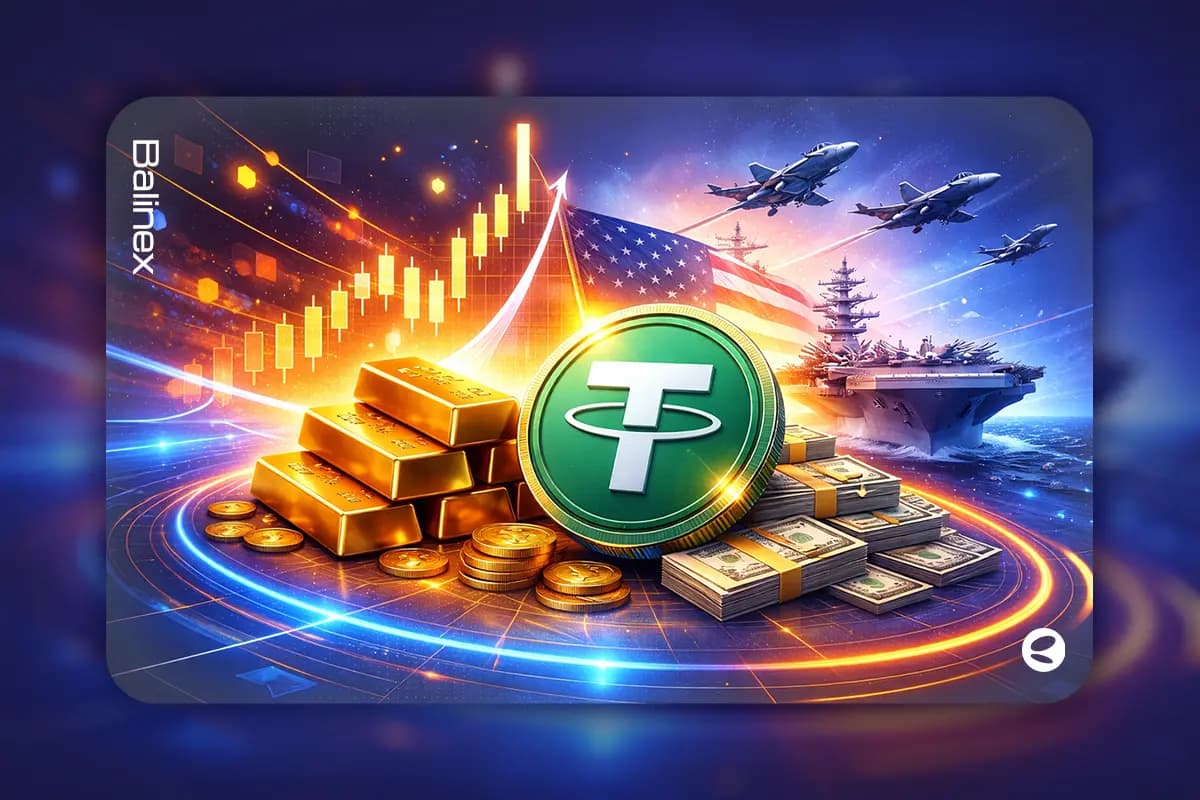 قیمت تتر و طلا؛ سریعتر از هر ناو و جنگندهای که در خاورمیانه است!