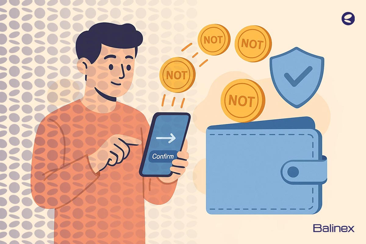 آموزش انتقال نات کوین به کیف پول + مراحل تصویری