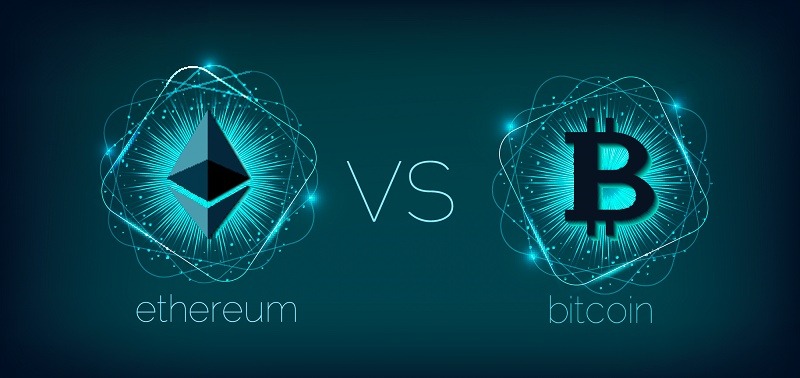 بیت کوین در برابر اتریوم