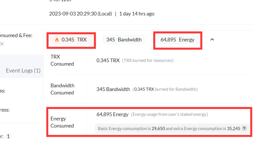 خطای Energy is lower than necessary. You might pay up to 50 TRX in fees در انتقال تتر از لجر