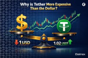 چرا تتر از دلار گرانتر است؟ بررسی کامل اختلاف قیمت دلار و تتر (آپدیت 2026)