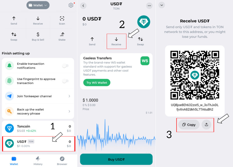 آموزش انتقال تتر به تون کیپر