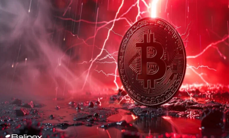کاهش شدید بیت کوین منجر به لیکوئید شدن 1.52 میلیارد دلار شد!