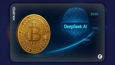 پیش بینی جالب هوش مصنوعی DeepSeek AI از قیمت بیت کوین!