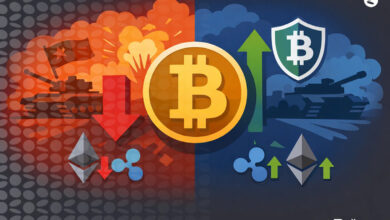 تاثیر جنگ بر بیت کوین و بازار ارزهای دیجیتال چیست؟
