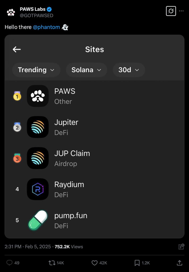 توییت تیم توسعه دهنده PAWS