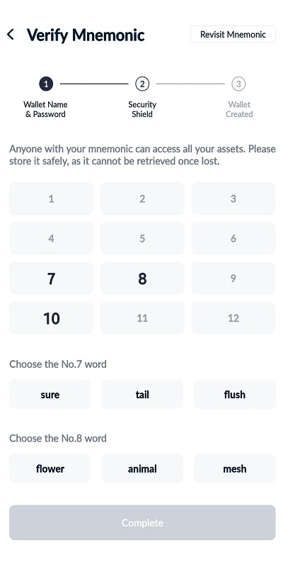 عبارت های بازیابی کیف پول ترون لینک