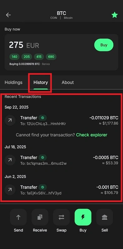 پیگیری تراکنش بیت کوین