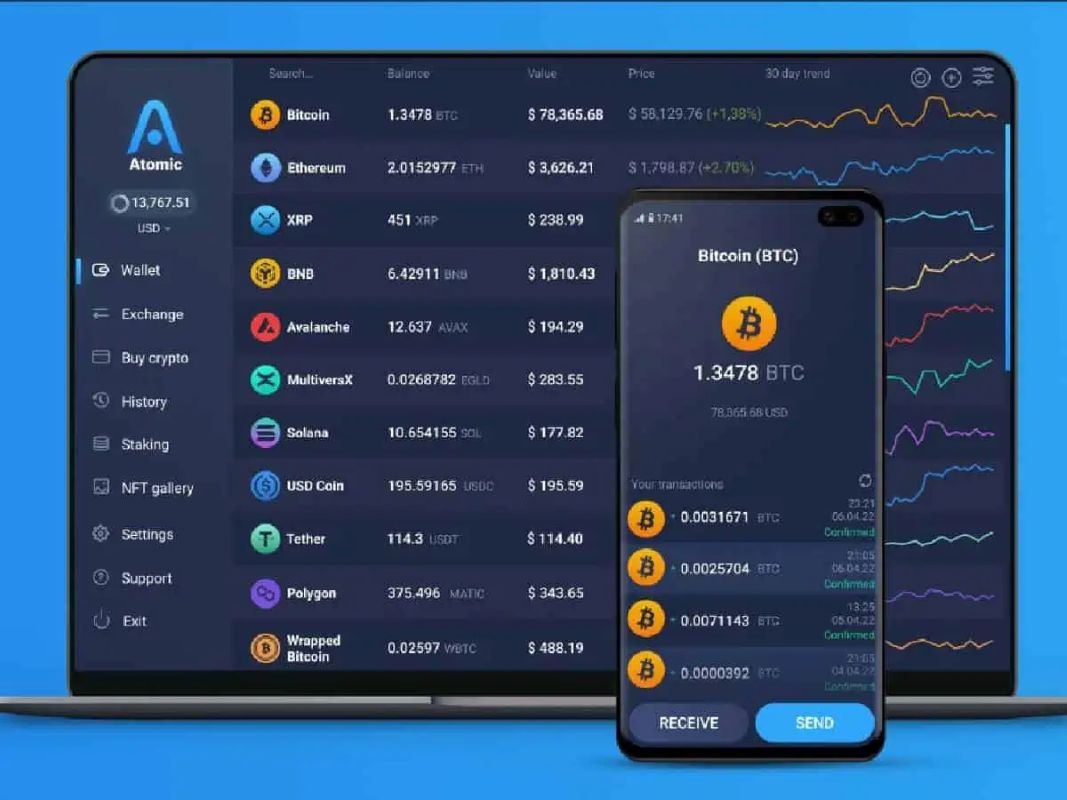 کیف پول اتمیک ولت چیست؟ بررسی Atomic Wallet