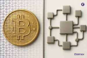 تفاوت بیت کوین و بلاکچین | 7 تفاوت اساسی که باید بدانید