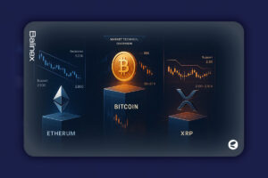 تحلیل تکنیکال بیت کوین، اتریوم و ریپل امروز ۴ آذر
