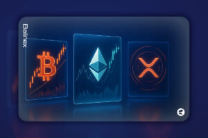 تحلیل تکنیکال بیت کوین، اتریوم و ریپل امروز ۸ آذر