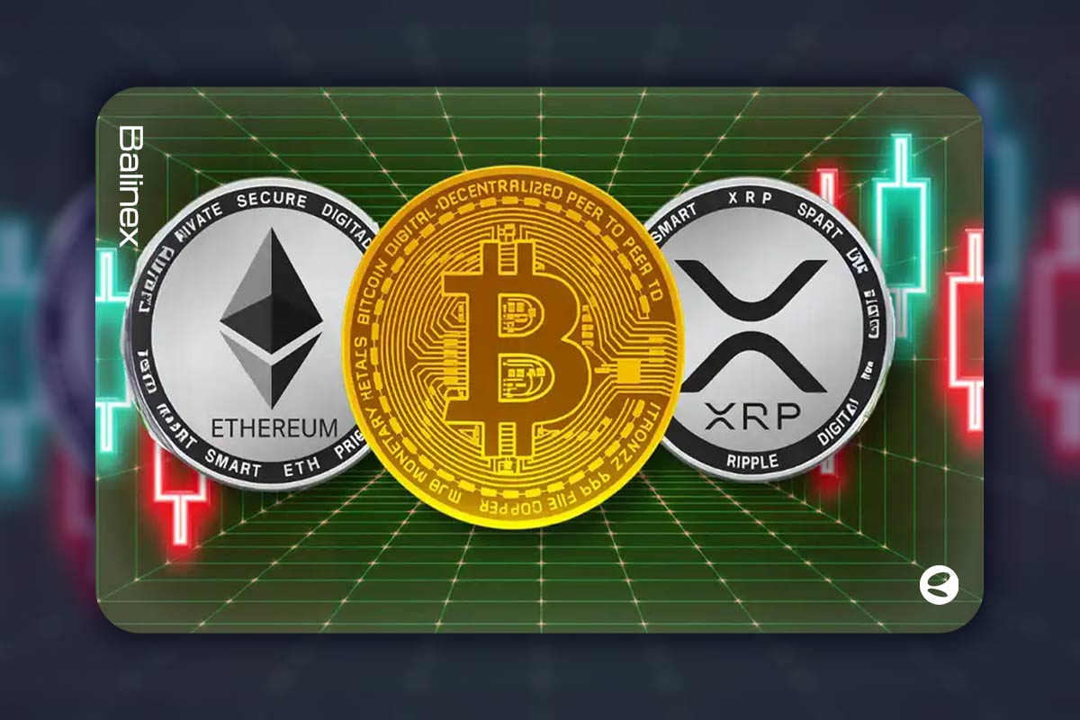 تحلیل تکنیکال بیت کوین، اتریوم و ریپل امروز ۱۳ آبان