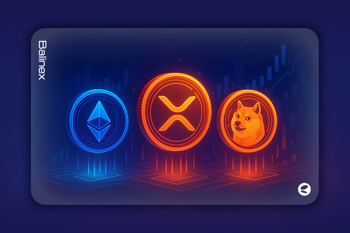 بازگشت دوباره رمزارزها | اتریوم، ریپل و دوج کوین دوباره صعودی شدند