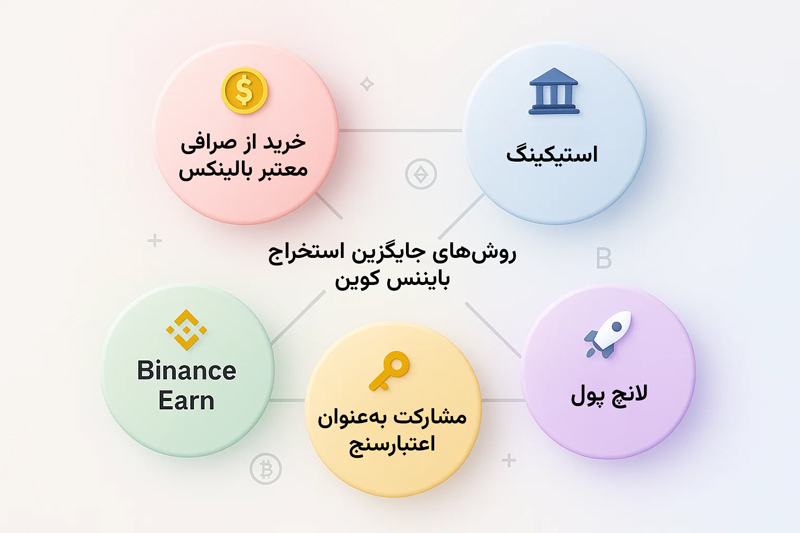 روش‌های جایگزین استخراج بایننس کوین
