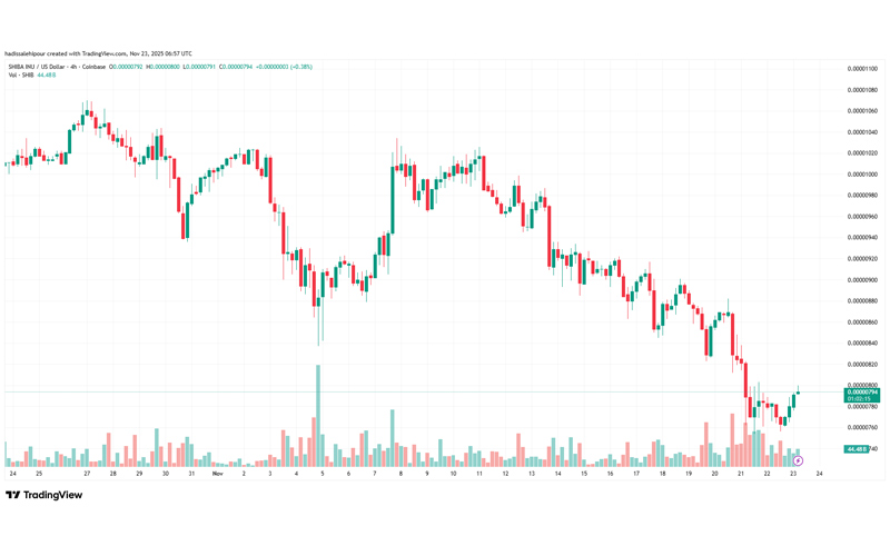 چارت قیمت شیبا اینو (SHIB)