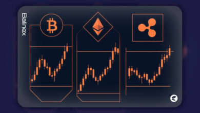 تحلیل تکنیکال بیت کوین، اتریوم و ریپل امروز ۱۸ آذر