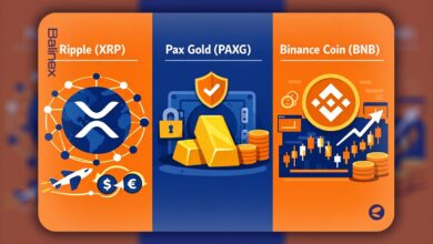 تحلیل تکنیکال ریپل، پکس گلد و بایننس کوین امروز ۲ دی